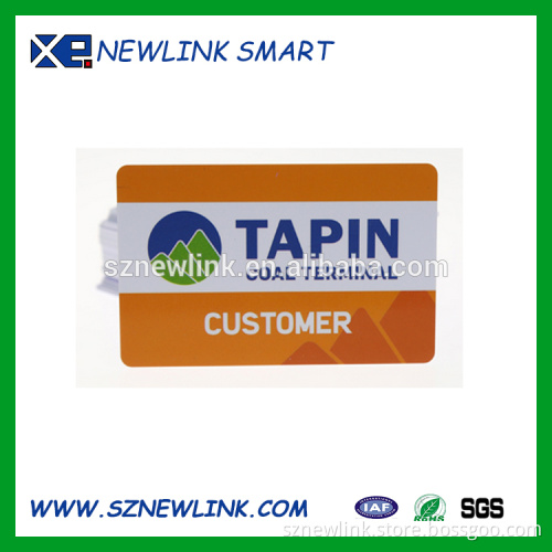 2016 promotion good quality LF HF UHF rfid Plastic blank nfc card cheap price